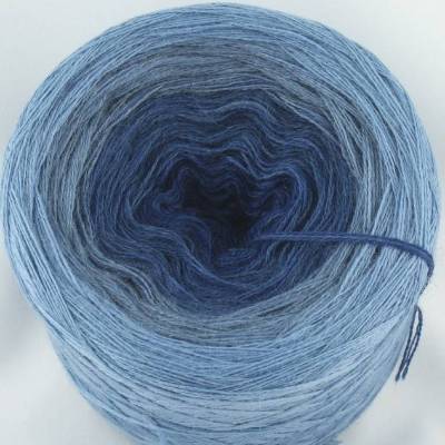 100% Schurwolle Merino extrafein Bobbel Farbverlauf Wolke 7 Jeans 4-fädig