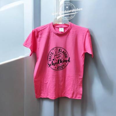 Erstklässler T-Shirt: T-Shirt für Kinder. Schulkind 2024 Shirt. Geschenk zur Einschulung. Schulanfan