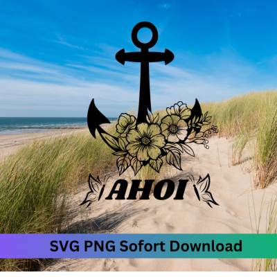 Plotter Datei ,Nordsee Liebe, Plotter file Maritime North Sea ,SVG PNG, png-svg, Möwe Leuchtturm Nordsee- Nordsee Liebe 
