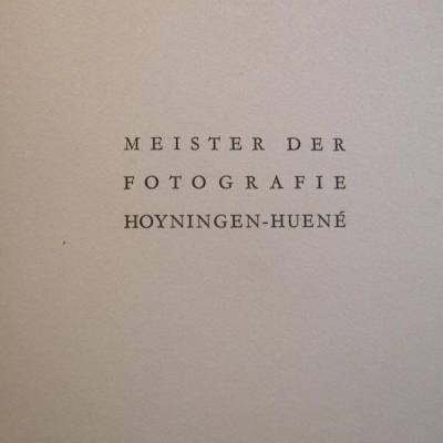 Meister der Fotografie Hoyningen-Huene