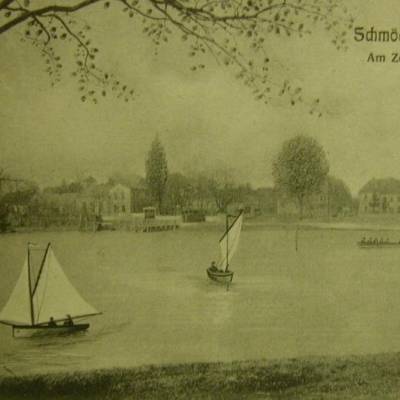 Schmökwitz-Am Zeuthener See,7.7.1917,gelaufen,beschrieben 