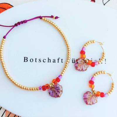 Schmuckset "LIla Herbst"