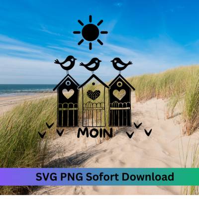 Plotter Datei ,Nordsee Liebe, Plotter file Maritime North Sea ,SVG PNG, png-svg, Möwe Leuchtturm Nordsee- Nordsee Liebe 