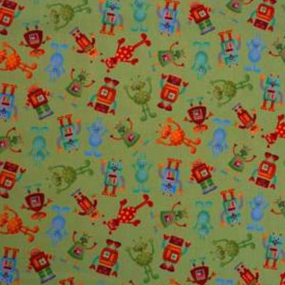 Patchworkstoff Makower Space Aliens Jungenstoff