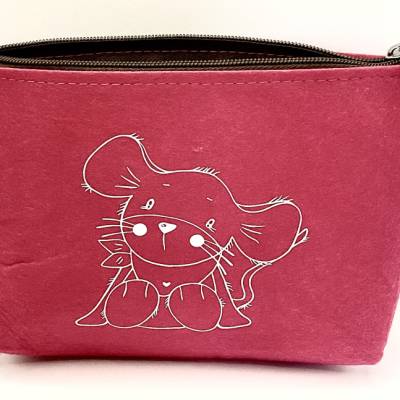 Täschchen klein, aus Filz pink