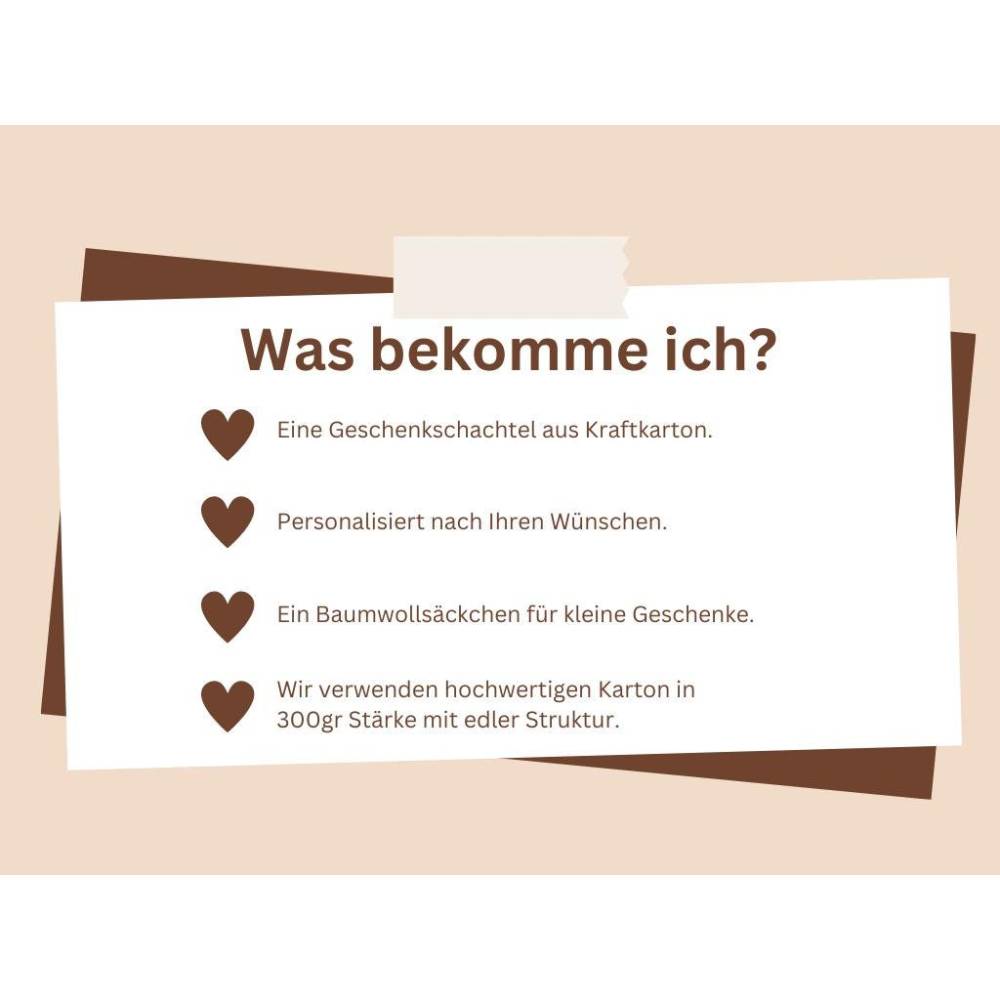 Geldgeschenk zum Geburtstag – Personalisierte Geschenkbox mit Geburtstagstorte im Aquarell Design Bild 5