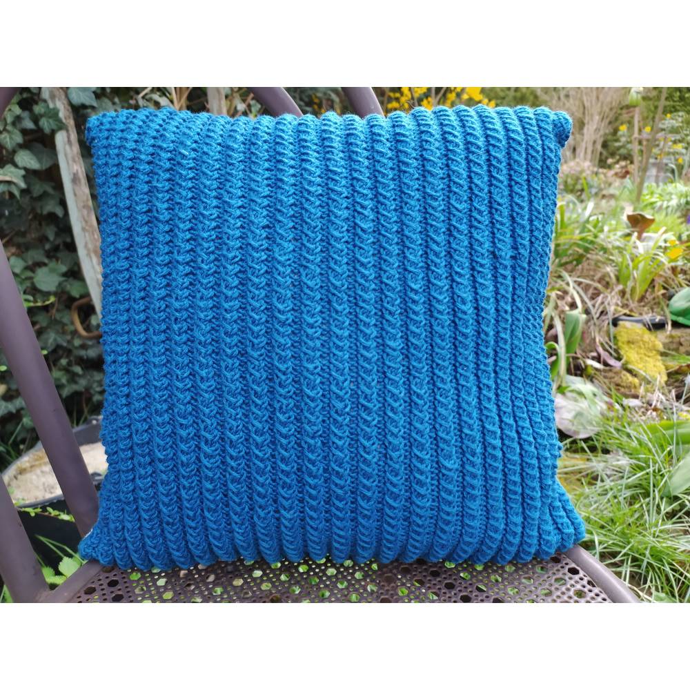 Strickanleitung Kissen Nele