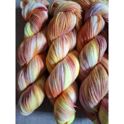  handgefärbtes weiches Lace-Garn aus Schurwolle mit Bambus, 800 Meter, #03