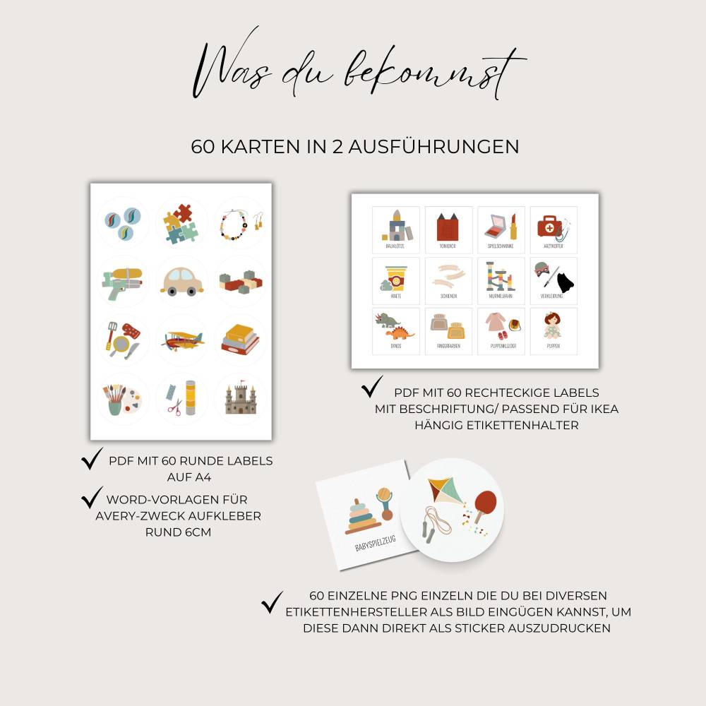 Spielzeug Etiketten für Spielsachen, Sticker für Trofast Aufbewahrung zum ausdrucken Bild 8