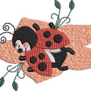 Stickdatei Marienkäfer Ladybug