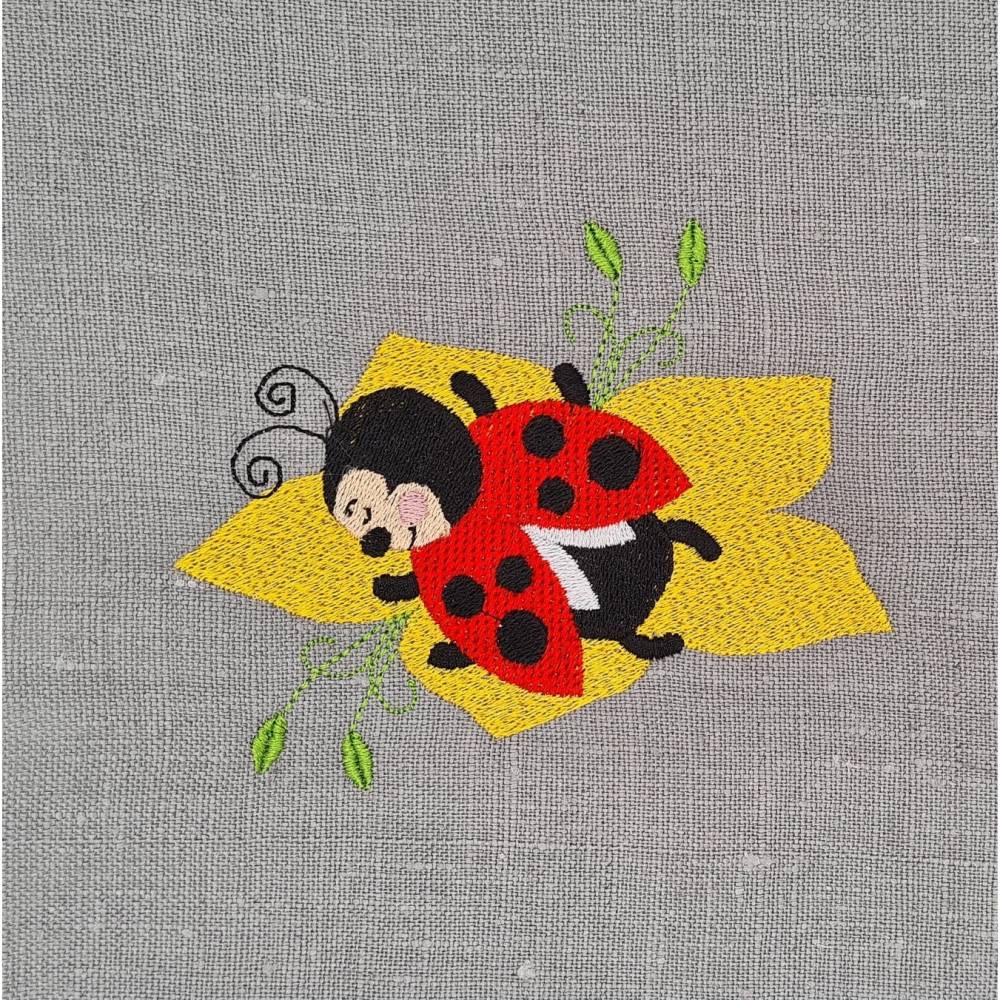 Stickdatei Marienkäfer Ladybug Bild 4