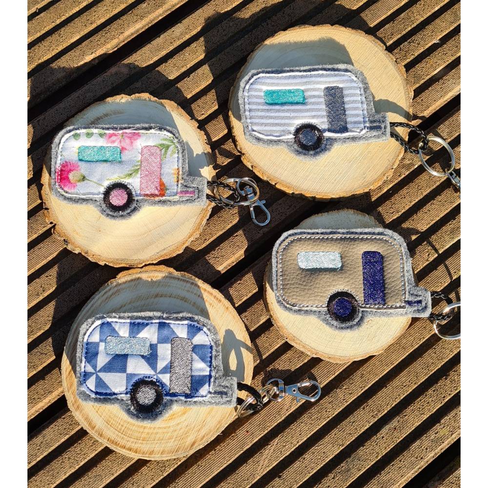 Stickdatei Anhänger Wohnwagenanhänger Camper ITH Bild 2