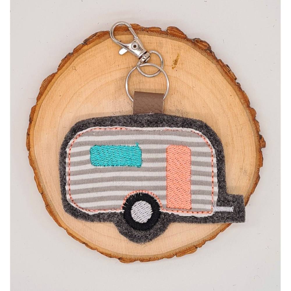 Stickdatei Anhänger Wohnwagenanhänger Camper ITH Bild 6