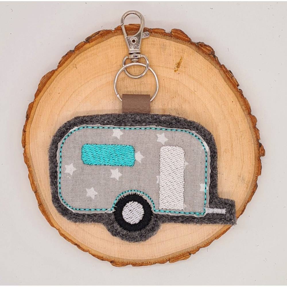 Stickdatei Anhänger Wohnwagenanhänger Camper ITH Bild 7