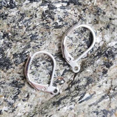 Ohrhaken Sterling silber,925 ,Brisurohrhaken,Fischhaken,Ohrringe gestempelt