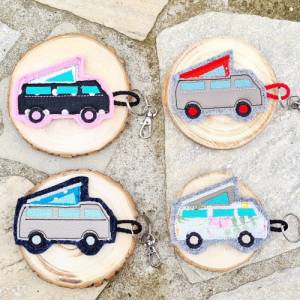 Stickdatei Anhänger Camping Bus