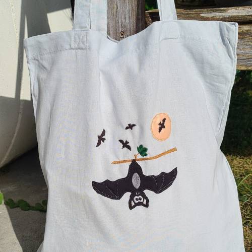 Stickdatei Fledermaus Halloween 10x10 15x15 20x20