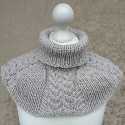 Strickanleitung Kragen / Rollkragen / Kragenschal Curola