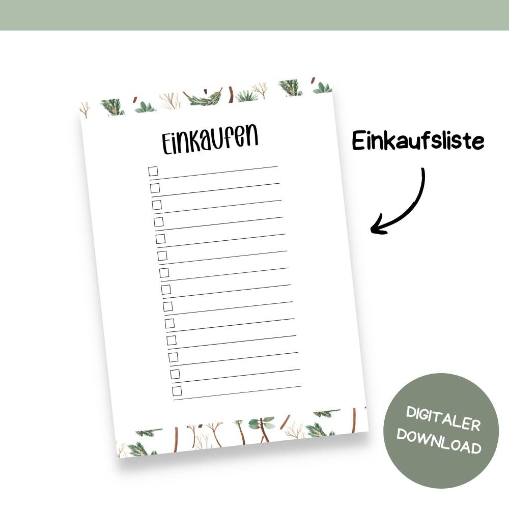 Weihnachtsplaner deutsch A4 | Druckvorlage für Weihnachten zum Selberdrucken | Planer für Weihnachten Bild 6