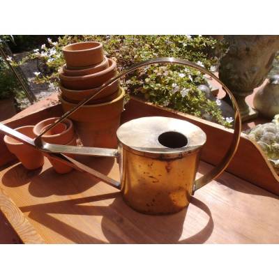 Antik MINI Gießkanne Messing Kakteen Kaktus  Bonsai  Blumenkanne Art Deco Bauhaus Landhaus Cottage