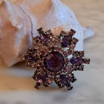 VINTAGE *** wunderschöne Strass - Brosche ***