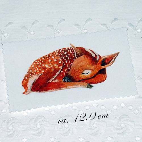 Aufnäher Applikation zum Aufbügeln Patches Rehkitz Bambi Reh Bavaria Landhaus Patchwork Quilt
