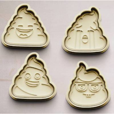 Scheisse Motive Keksausstecher | Cookie Cutters | Ausstechform | Keksform | Kacke Formen