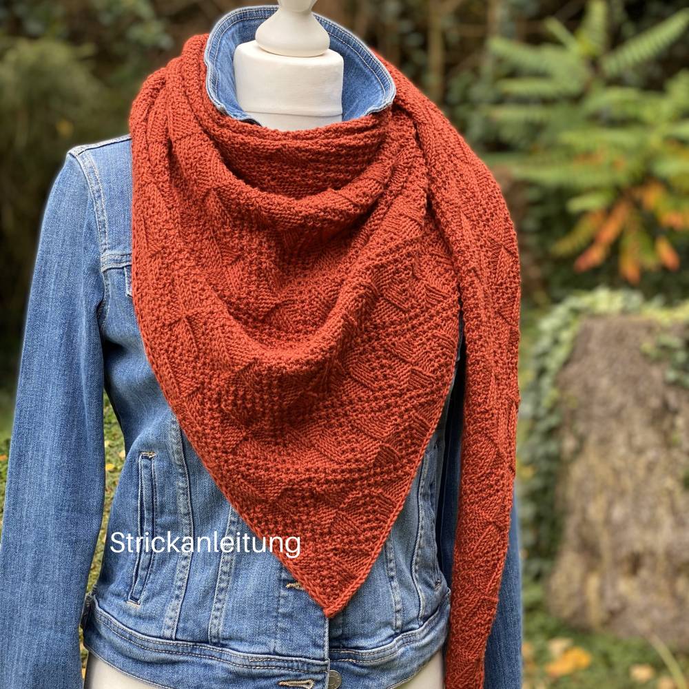 Strickanleitung Lizas Tuch Autumn Winds Bild 1