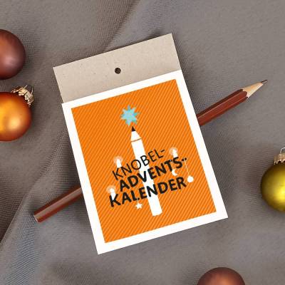 Adventskalender Rätsel – 24 Knobelaufgaben ab 12 Jahren, vier Varianten