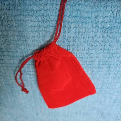 5 rote Samt-Säckchen Velvet 10x8 cm – Edle Geschenkbeutel für besondere Anlässe (Samt2)