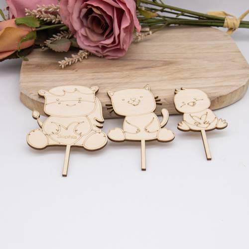 Caketopper Bauernhoftiere –  Kuchenaufsatz für Geburtstage & Babypartys EXP