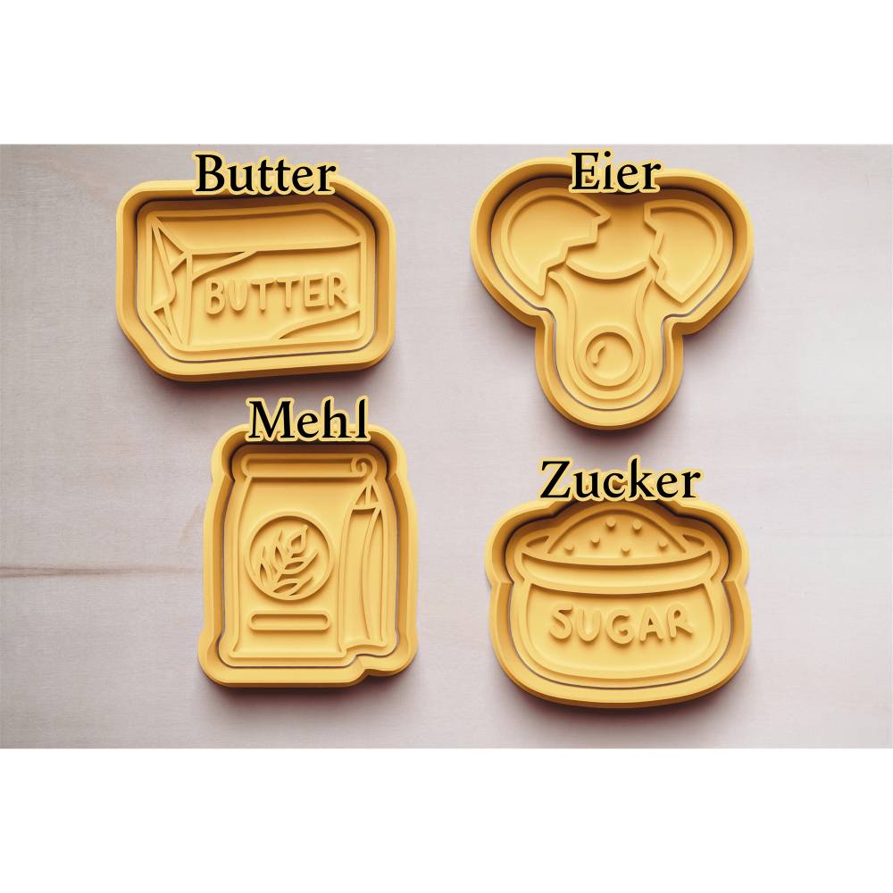 Backzutaten Keksausstecher | Cookie Cutters | Ausstechform | Keksform | Bäckerin Geschenk