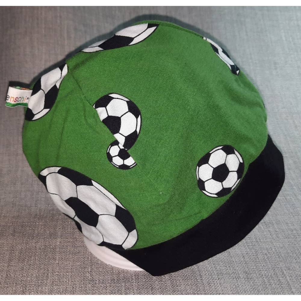 Wende-Beanie KU 51-54cm, Wendemütze, 2-in-1 Mütze mit Bündchen, doppellagige Mütze, Bild 4