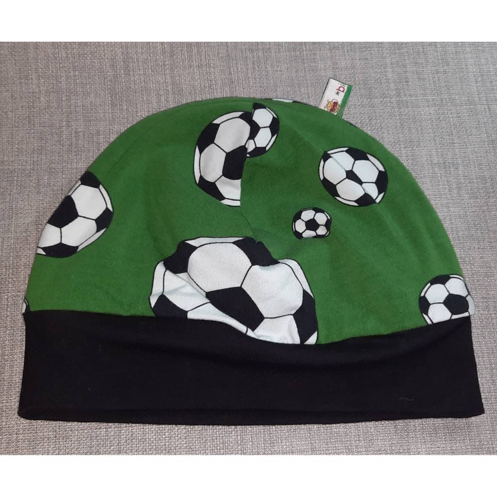 Wende-Beanie KU 51-54cm, Wendemütze, 2-in-1 Mütze mit Bündchen, doppellagige Mütze, Bild 6