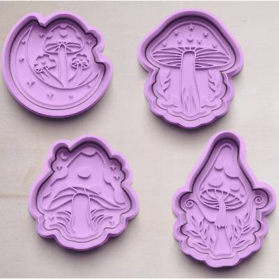 Pilz Motive Keksausstecher | Cookie Cutters | Ausstechform | Keksform | Pilz Formen