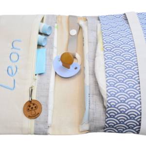 Windeltasche Wickelunterlage mit Namen