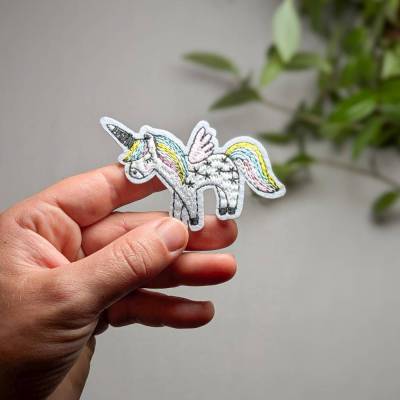 Bügelbild Einhorn, Patch zum Aufbügeln, Aufnäher Patches, Bügelbild, Applikation zum Aufbügeln, Flicken zum Aufbügeln