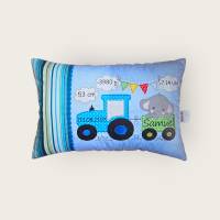 Tolle Geburtskissen mit verschiedenen Motiven , Personalisierte Kissen, Geschenk zur Geburt und Taufe 30x45 cm