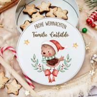 Keksdose personalisiert, Plätzchendose Weihnachten, Personalisierte Keksdose, Geschenk Kinder, Vorratsdose
