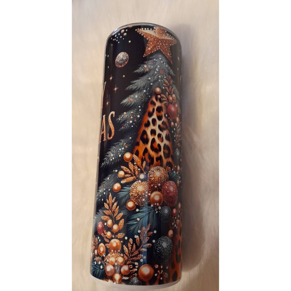Edelstahl-Becher, Thermobecher, Tumbler 20 oz, Weihnachten,-sublimiert