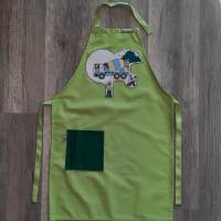 AUSVERKAUF! Kochschürze, Backschürze für Kinder Gr.128, Adventszeit, Weihnachten, Geschenk