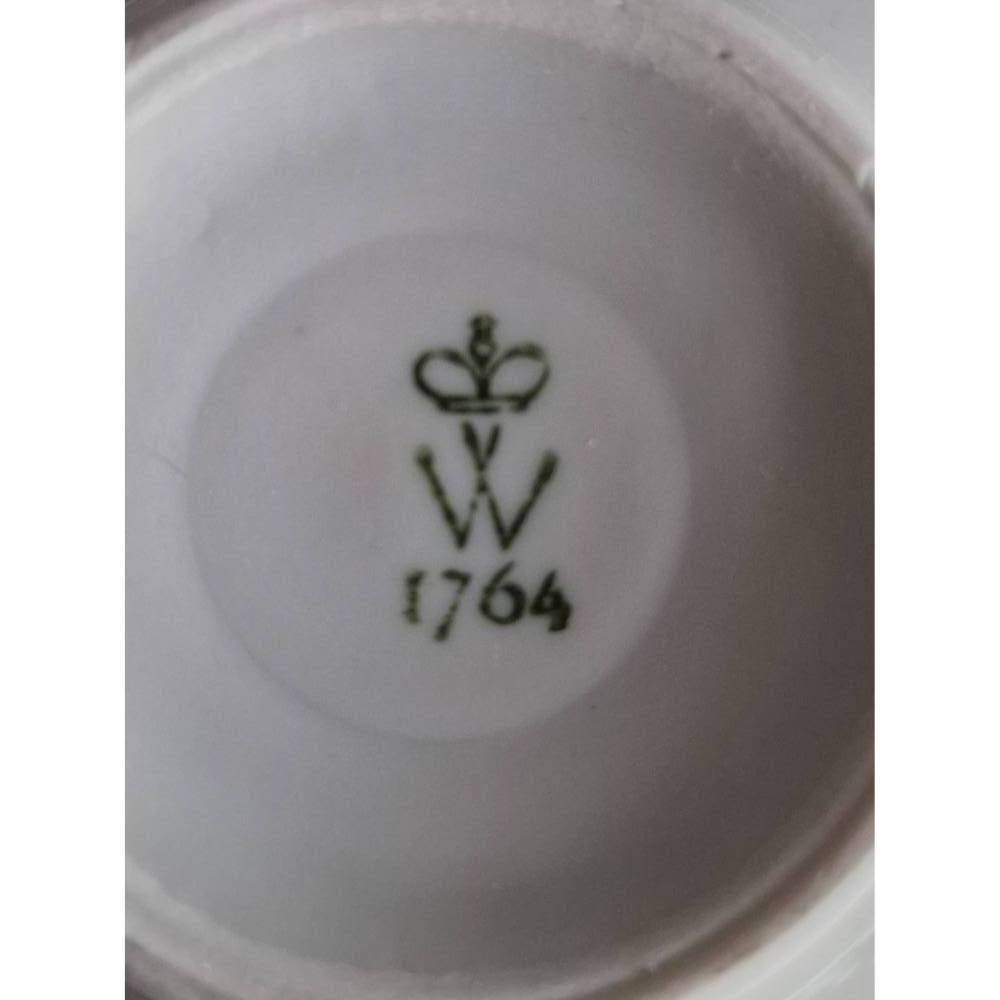Vintage Porzellan Dose mit Deckel, DDR, Wallendorfer Porzellanmanufaktur 1764