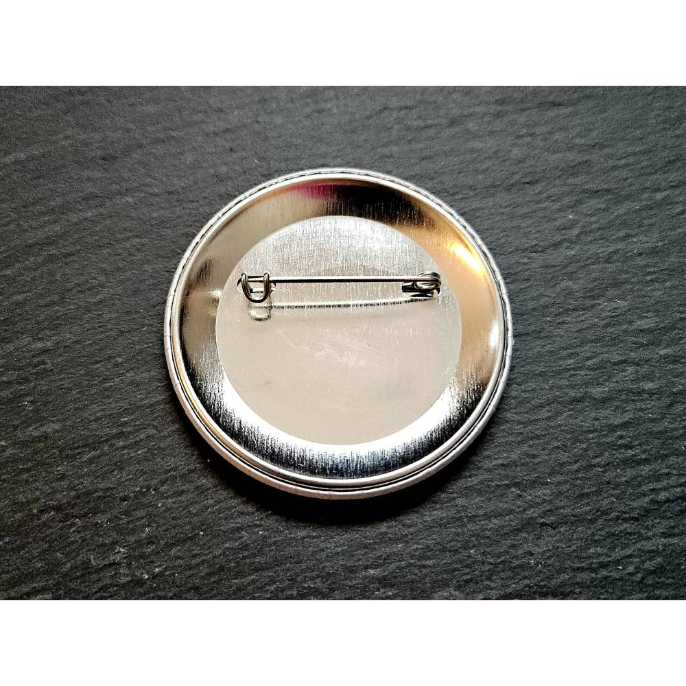 Button / Kleidungsmagnet: Too Cute To Spook ~ Geist mit Schleife ~ 56mm Bild 2