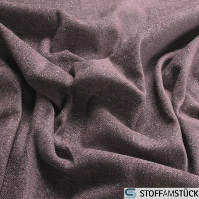 Stoff Viskose Wolle Polyacryl Baumwolle Polyester Leinwand helllila Melange JAB Anstoetz CA1174/061 lila