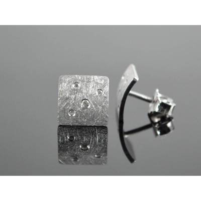 Ohrstecker "Constelación"  Silber rhodieniert