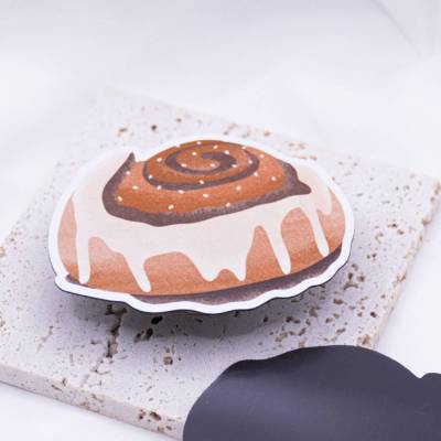 Magnet Zimtschnecke Schweden Kanelbulle Kühlschrankmagnet - Geburtstag Schwedenliebhaber - Geschenk Einweihung Magneten 