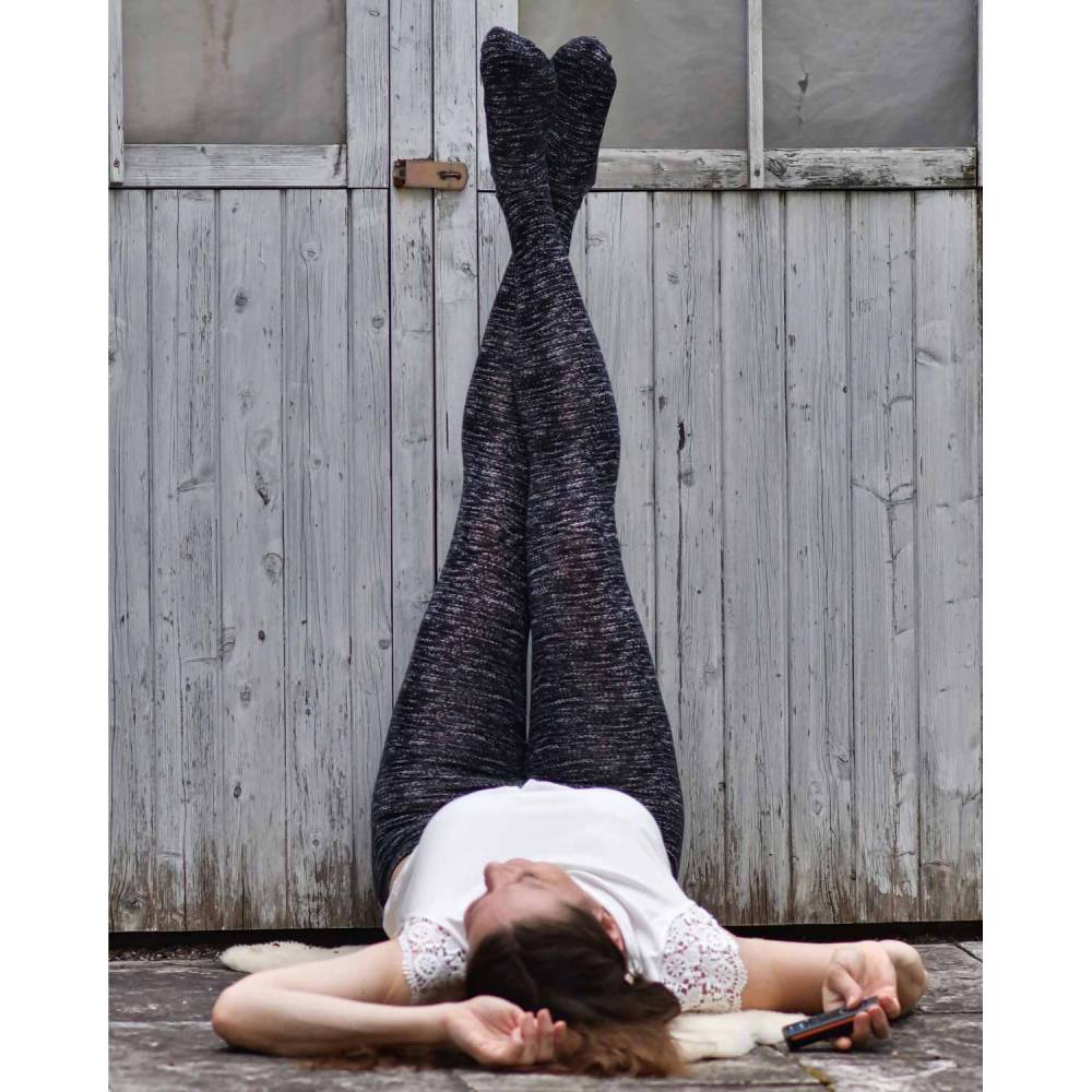 Schnittmuster Damen Strumpfhose oder Leggings Größe 32 - 62 mit 2 Bundhöhen und Gummibund Bild 9