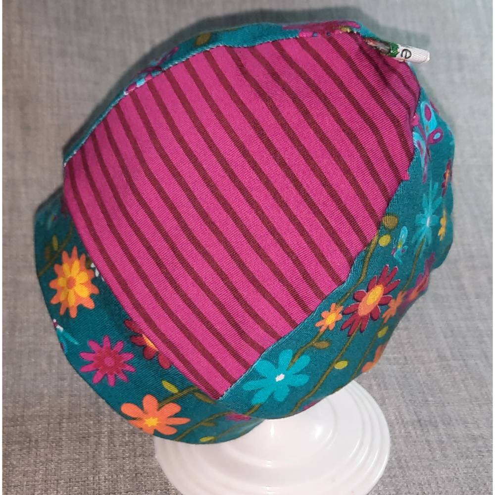 Wende-Beanie Gr. 39-42cm, Wendemütze, 2-in-1 Mütze mit Bündchen, doppellagige Mütze Bild 3