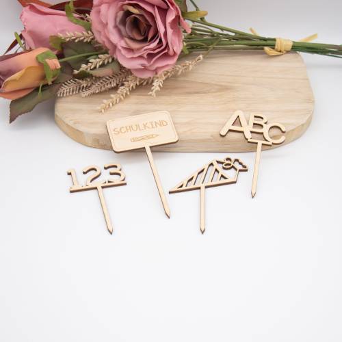 Caketopper Set zum Schulstart