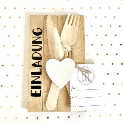 Einladung zum Essen. Einladung Restaurantbesuch. Gutschein. Karte. Geburtstag. Hochzeit. Geschenk. Spartipp!!